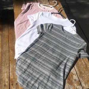 $5 for all three Summer weight t-shirts